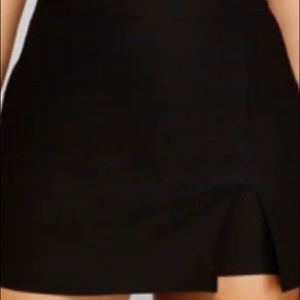 COPY - Guess by Marciano- black mini skirt with slit